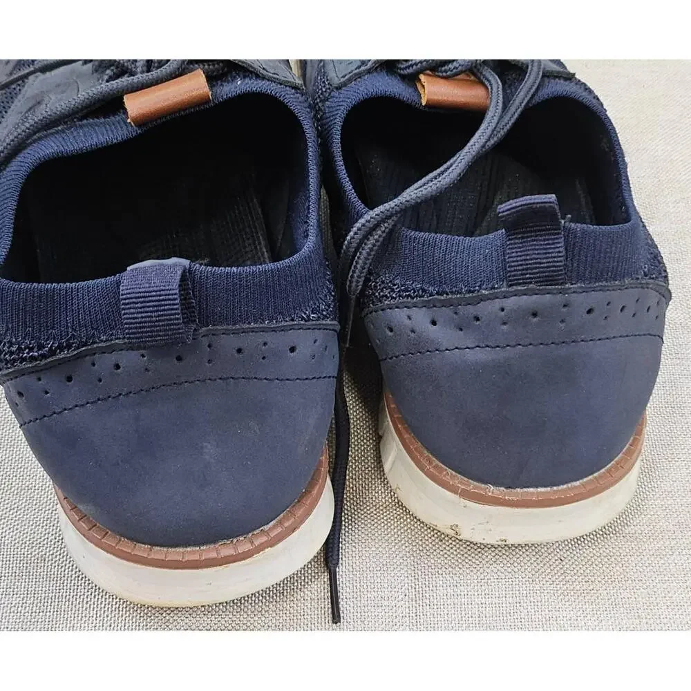 Joomra Hybrid Brogue‎ Sneaker Navy Blue Breathable Mesh Urban Style Mens 45